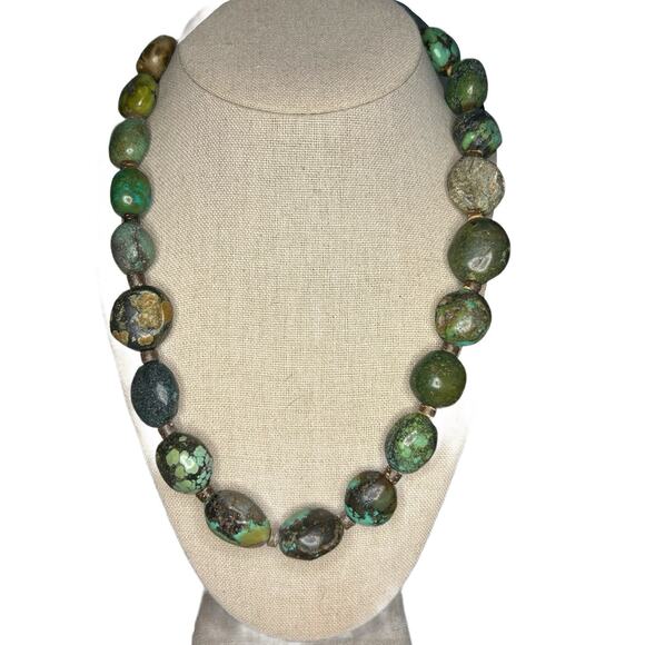 Unbranded Jewelry - Rough Raw Turquoise Necklace